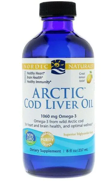 Nordic Naturals arktičko ulje jetre bakalara, okus limuna, tekućina