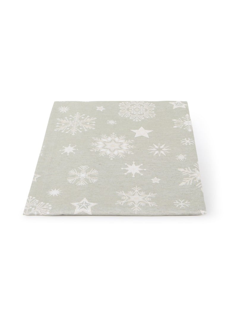 Sander Cristallo Neve table runner 140 x 50 cm