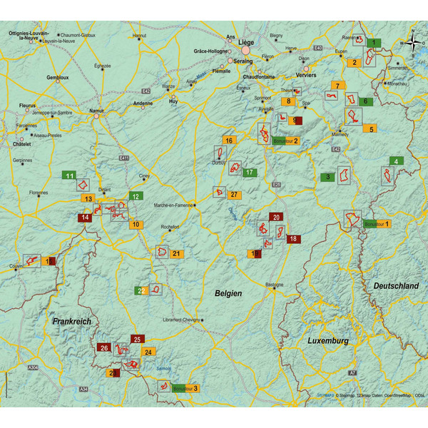Belgische Ardennen - Wanderführer