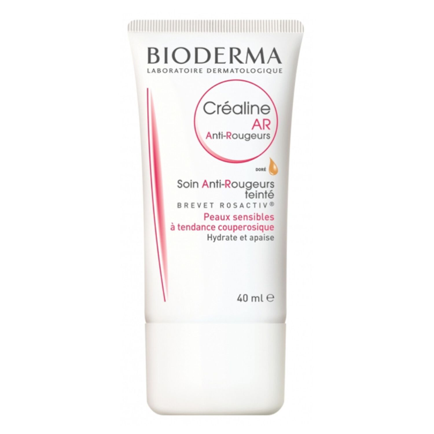 Bioderma Créaline Anti-Rougeurs Teinté Crème Teintée Quotidienne - Peaux Sensibles à Tendance Couperosique 40 ml