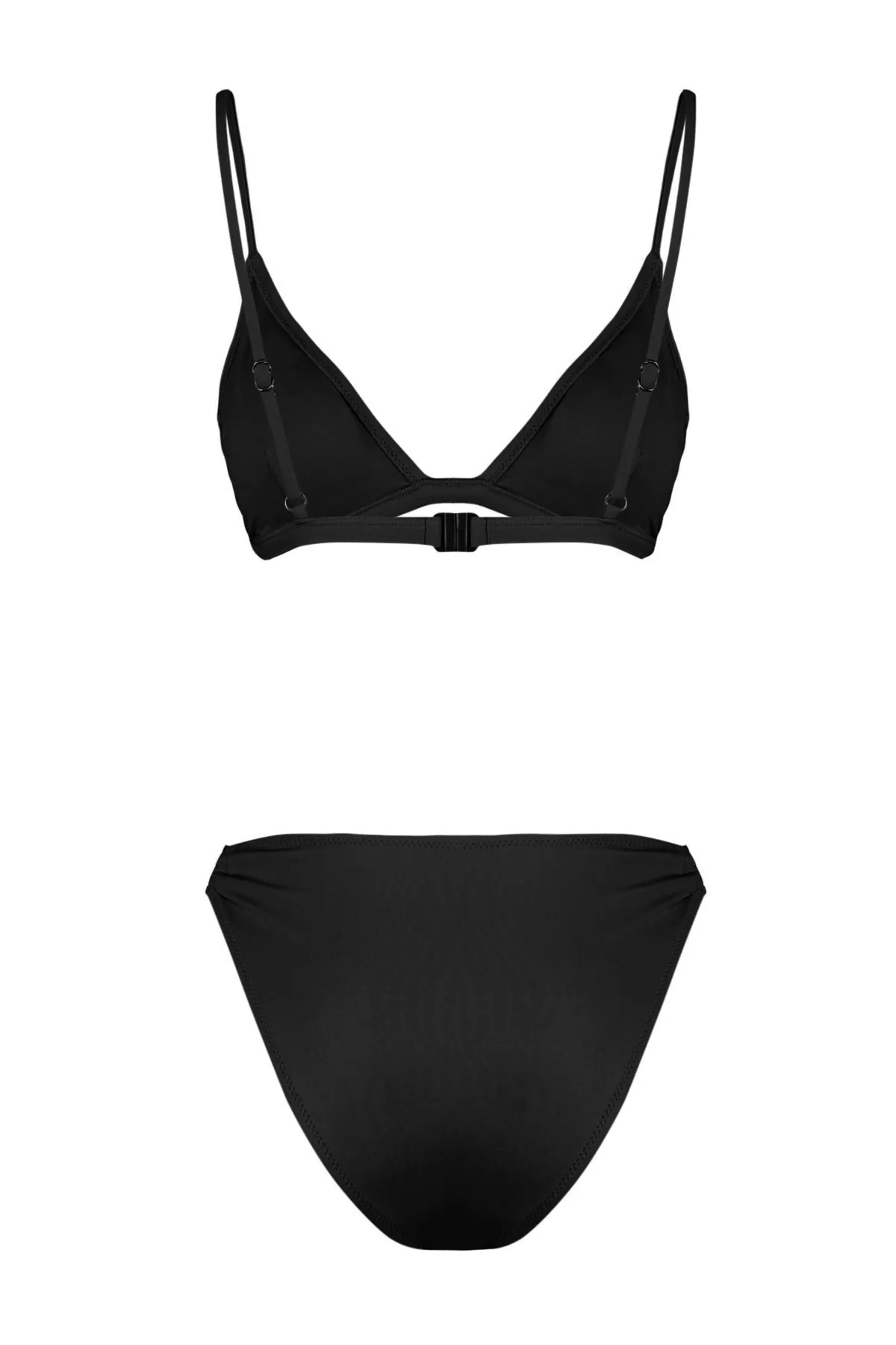 Trendyol Collection  Bikini-Set - Schwarz - Unifarben