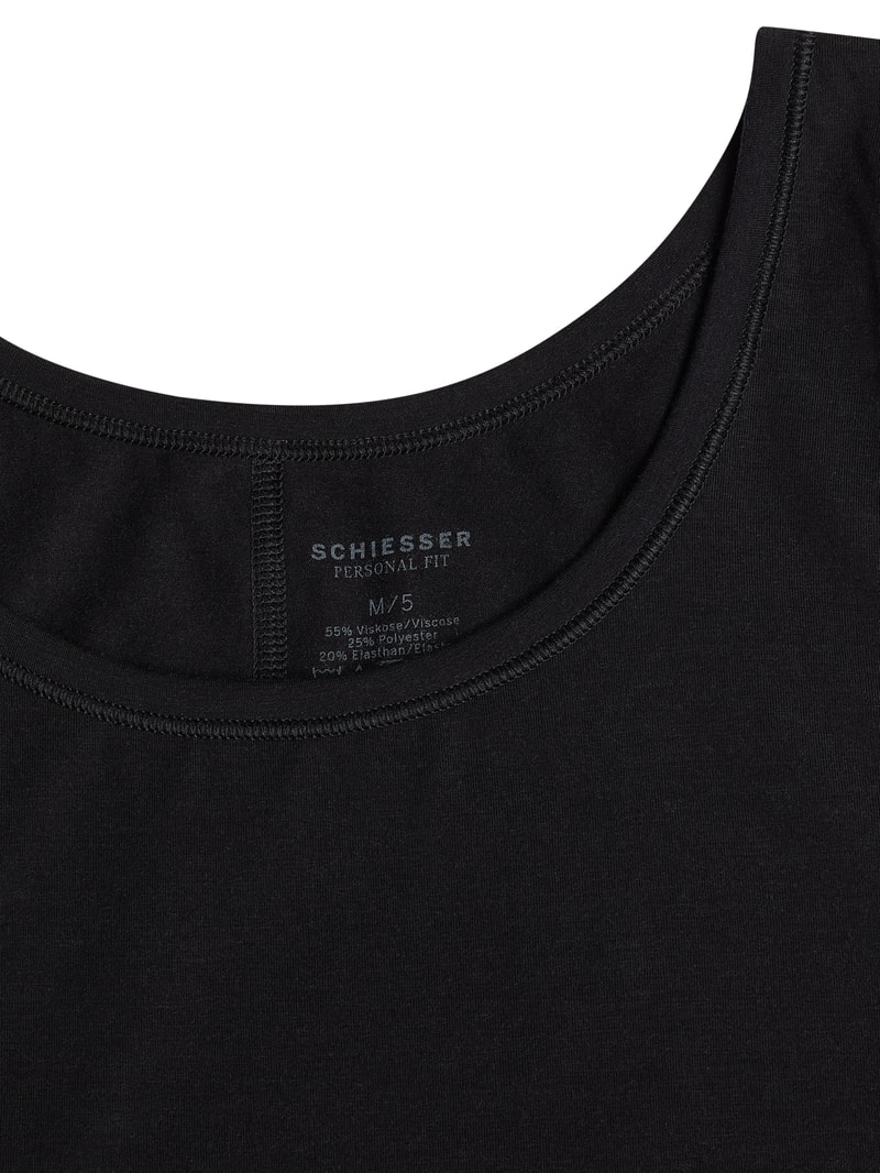 Personal Fit Tanktop mit Stretch-Anteil in schwarz