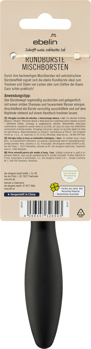 Rundbürste mit Mischborste, 1 St