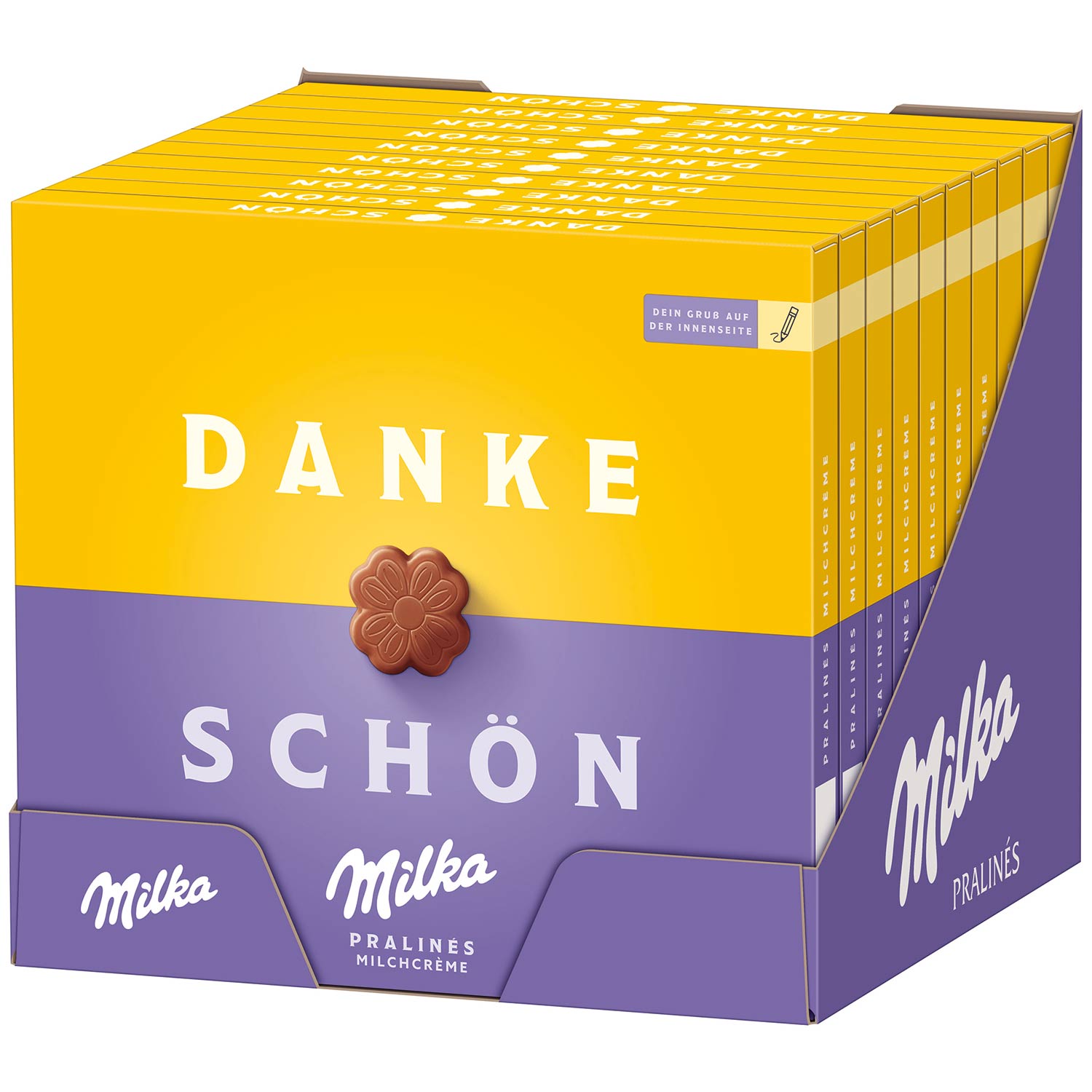 Milka 'Dankeschön' Pralinés Milchcrème 110g