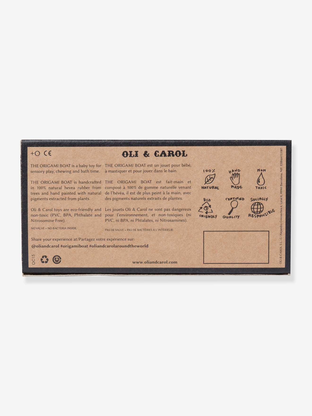 Oli & Carol Badespielzeug/Zahnungshilfe ORIGAMI-BOOT OLI & CAROL - gelb