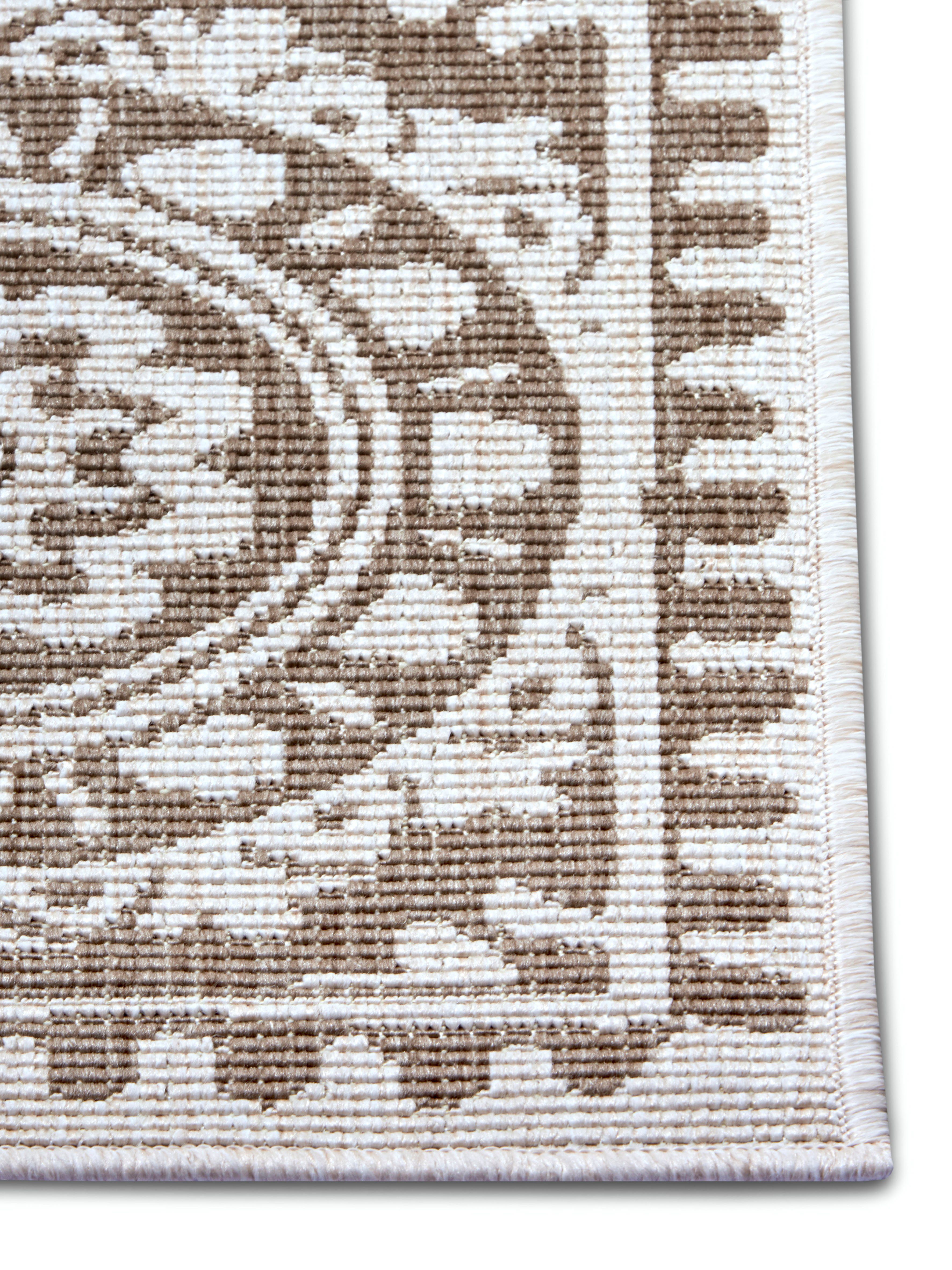 Läufer Jardin, NORTHRUGS, rechteckig, Höhe: 5 mm, Wendeteppich, In-& Outdoor, Vintage, Balkon, Garten, Wohnzimmer, Flur