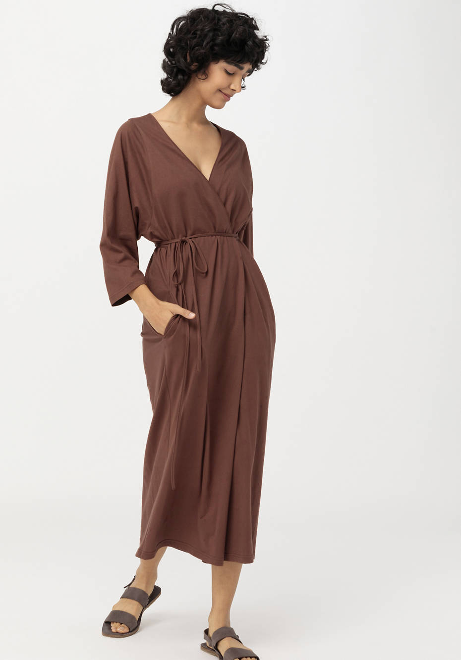 Jersey-Kleid aus reiner Bio-Baumwolle
