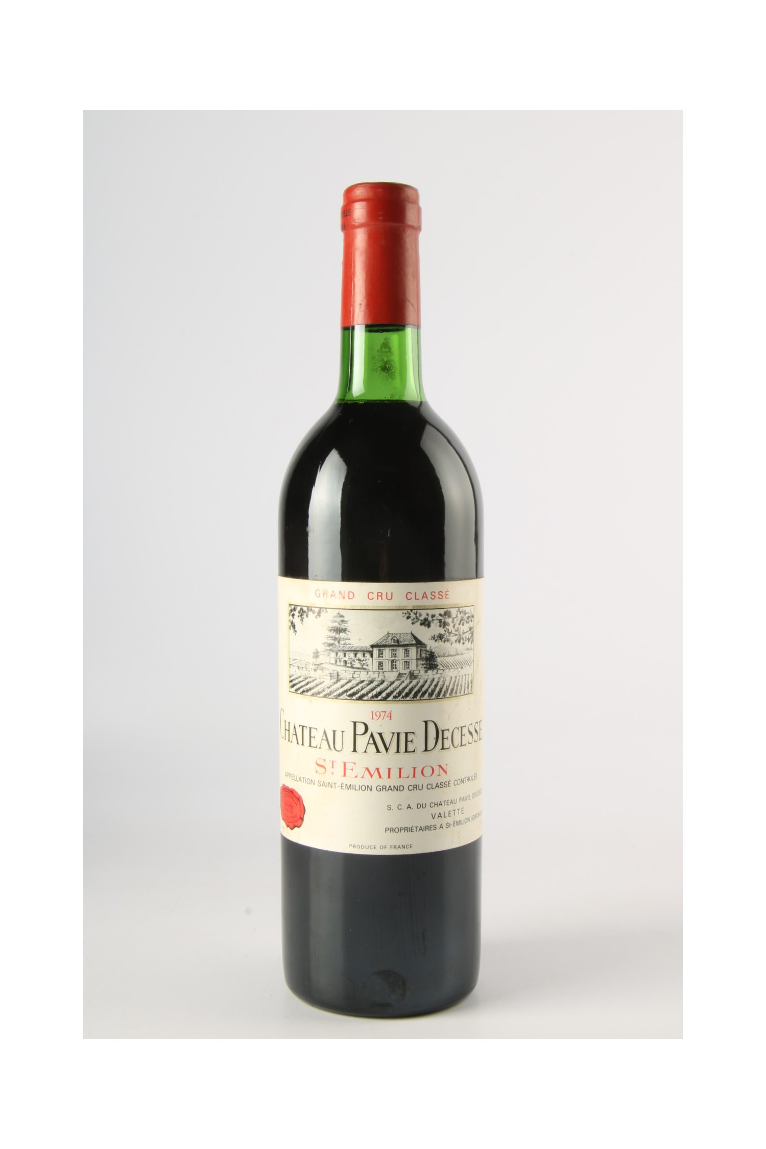 Château Pavie Decesse 1974, Saint Emilion