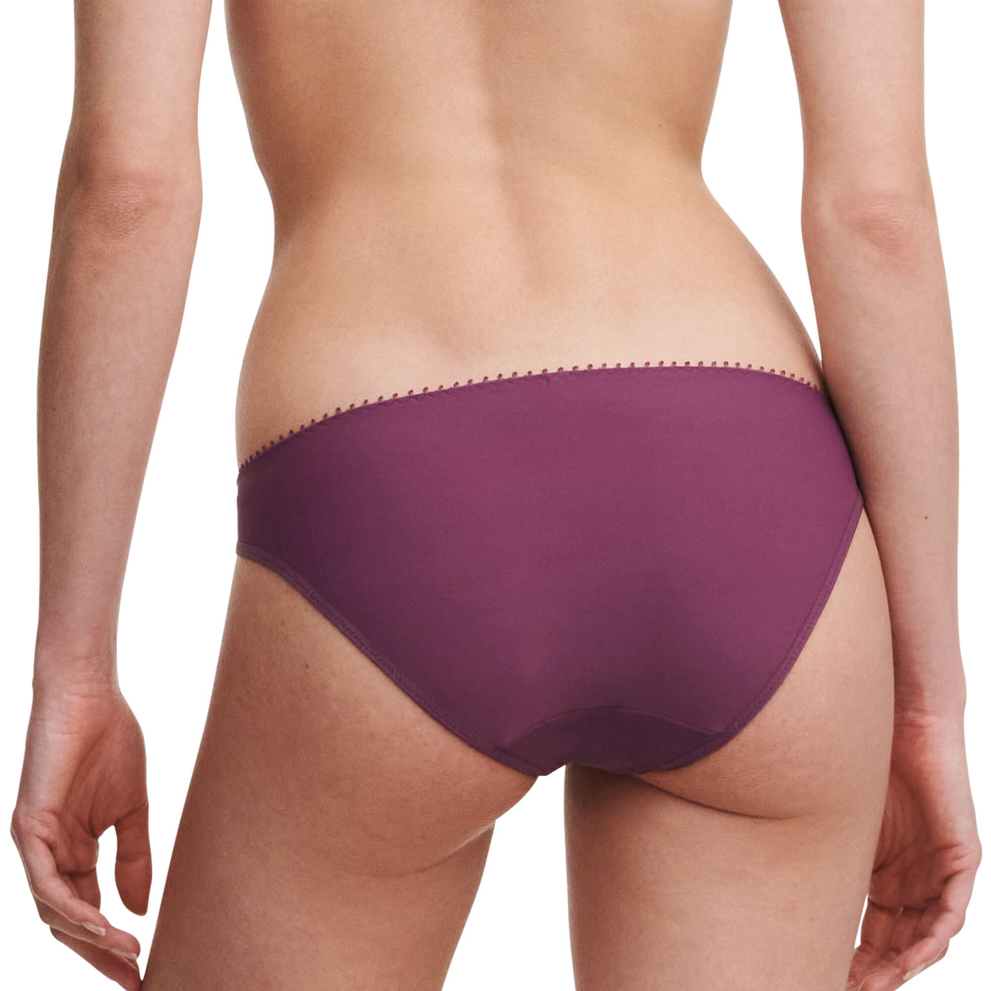 Slip tulle brodé bicolore « White nights »