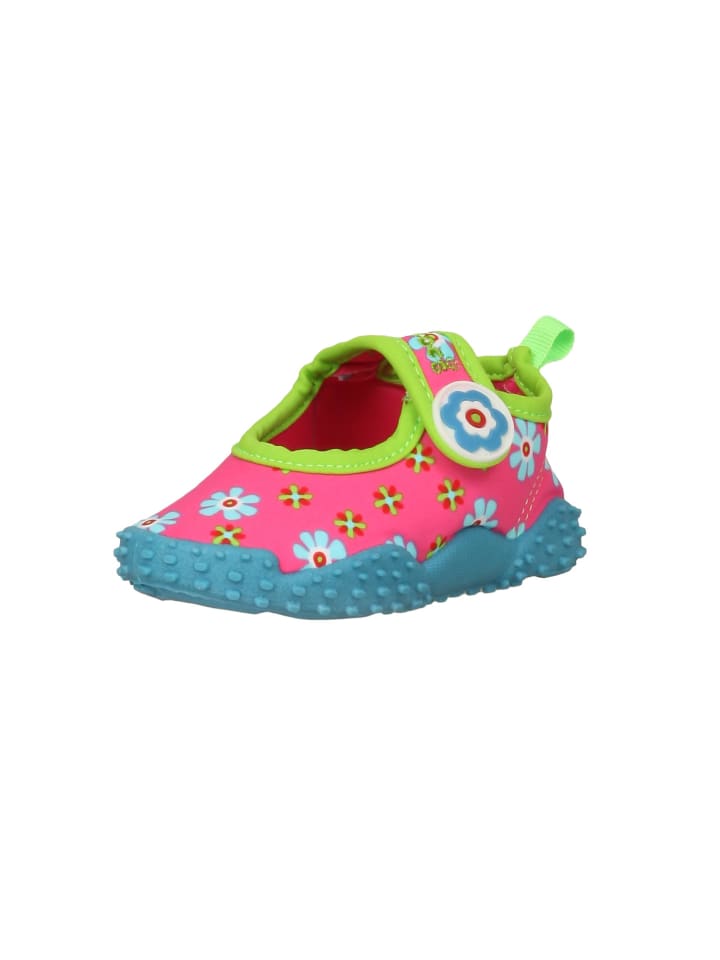 Playshoes Aqua-Schuh Blumen in Pink günstig kaufen