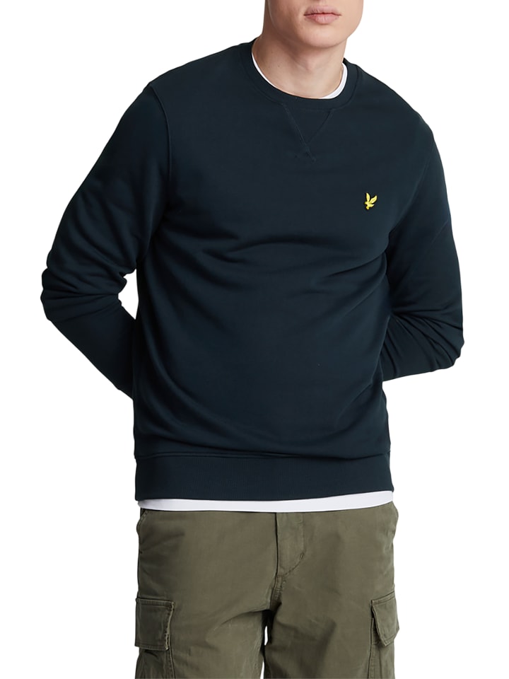 Lyle & Scott Sweatshirt in Dunkelblau günstig kaufen