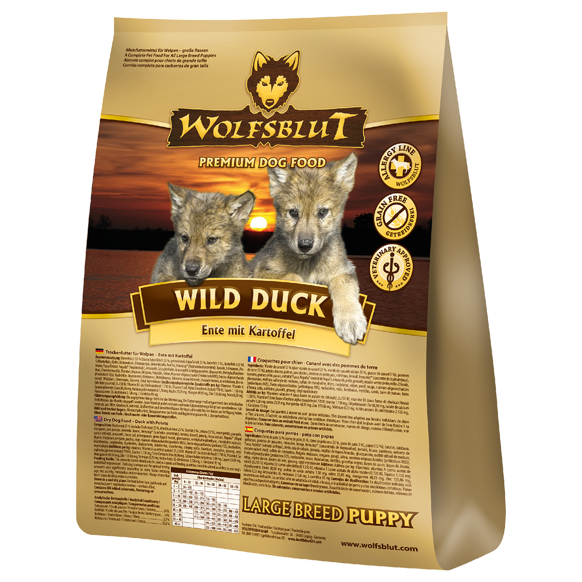 Wolfsblut Wild Duck Puppy Large Breed günstig kaufen bei ZooRoyal