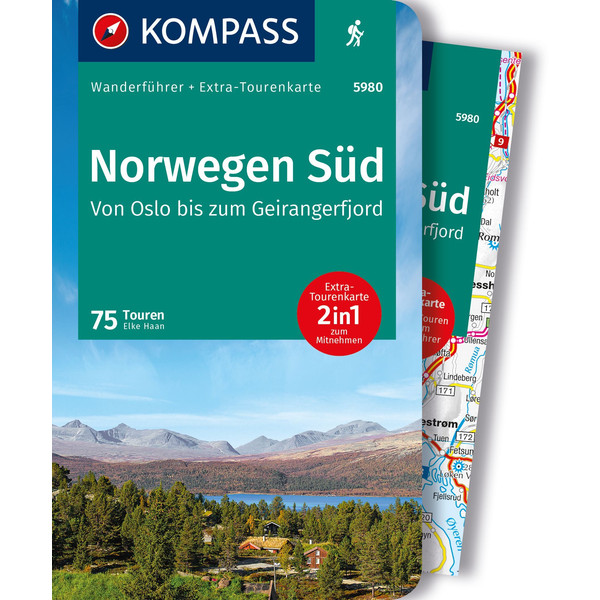 KOMPASS WANDERFÜHRER NORWEGEN SÜD