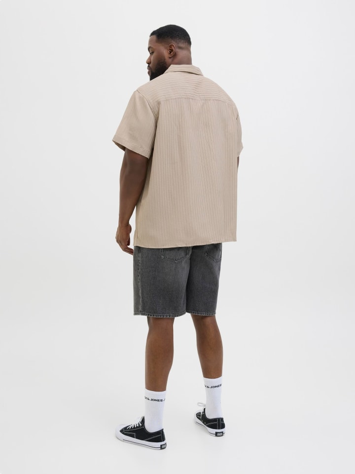 JACK & JONES PLUS Hemd in Oxford Tan günstig kaufen
