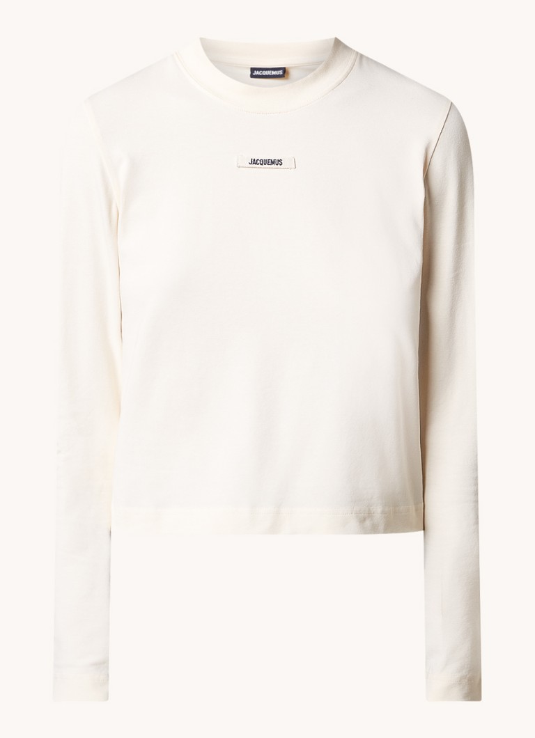 Jacquemus garās piedurknes ar logotipu