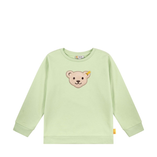 Sweatshirt, hellgrün für Jungs