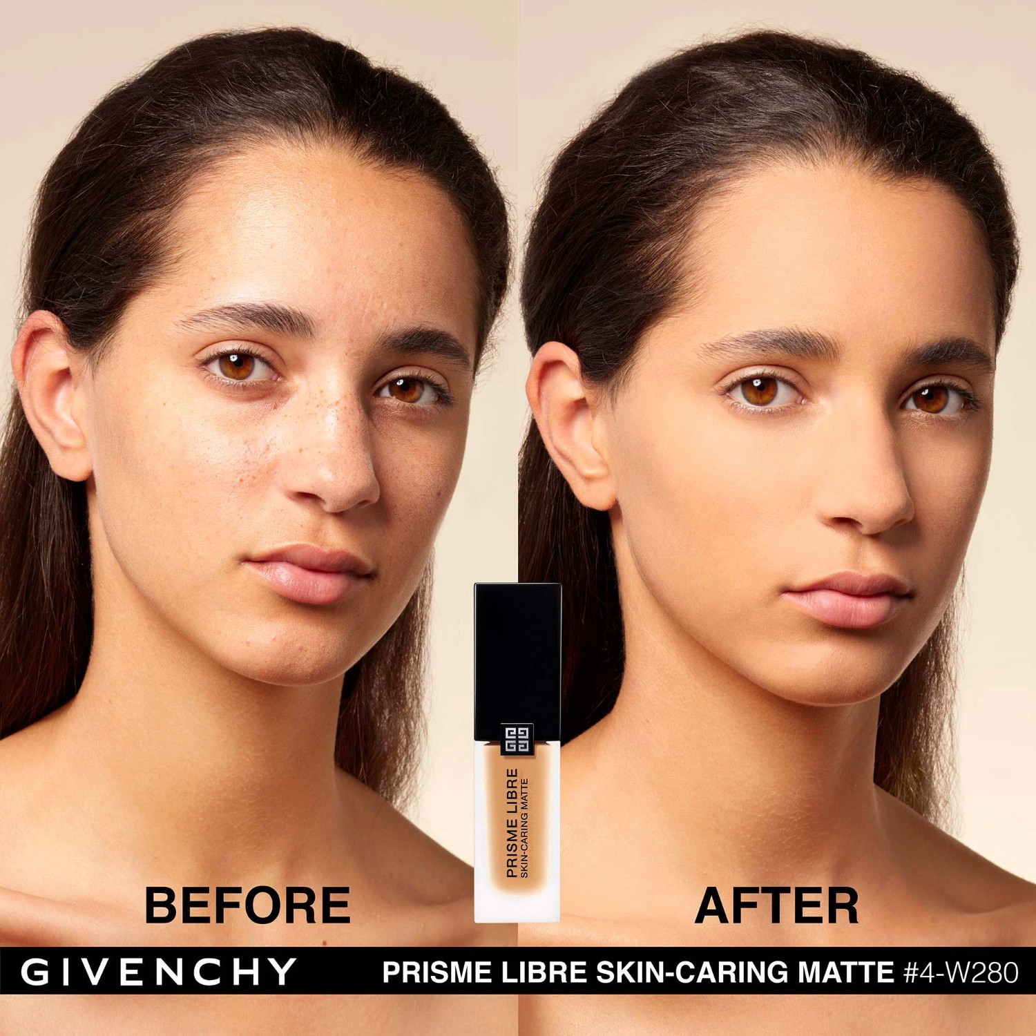 „Givenchy“ odą puoselėjantis matinis makiažas
