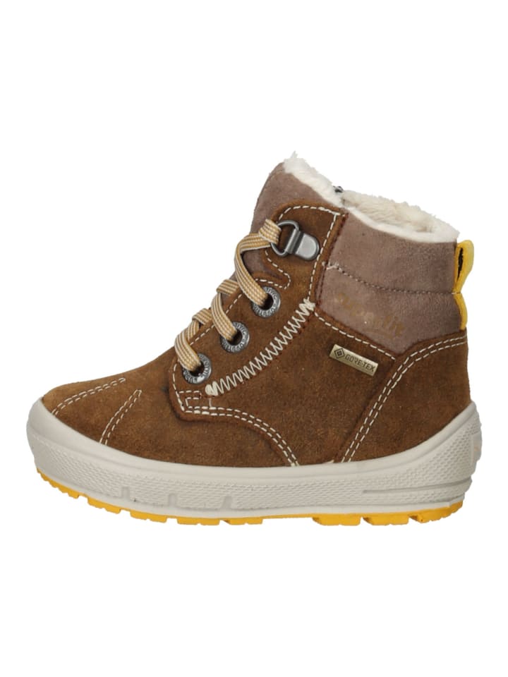 superfit Stiefelette in Braun/Gelb günstig kaufen