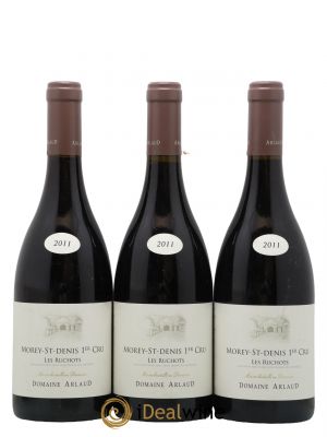 Morey Saint-Denis 1er Cru Les Ruchots Arlaud  2011 - Lot de 3 Bouteilles