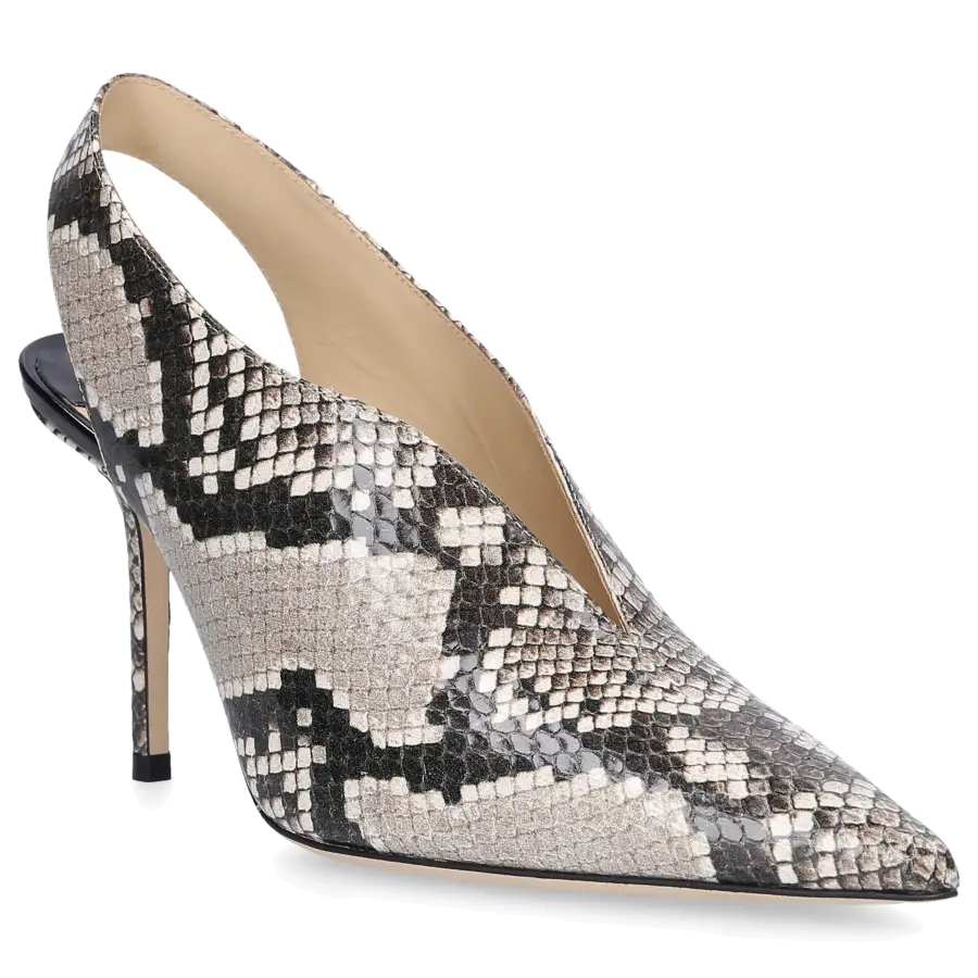 Jimmy Choo - Sandalen SAISE Kalbsleder Print braun - braun