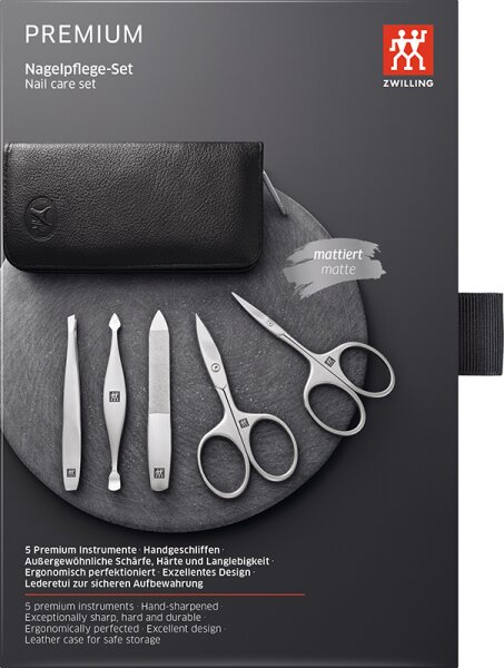 ZWILLING Beauty Premium Nagelpflege-Set - black Maniküre-Set