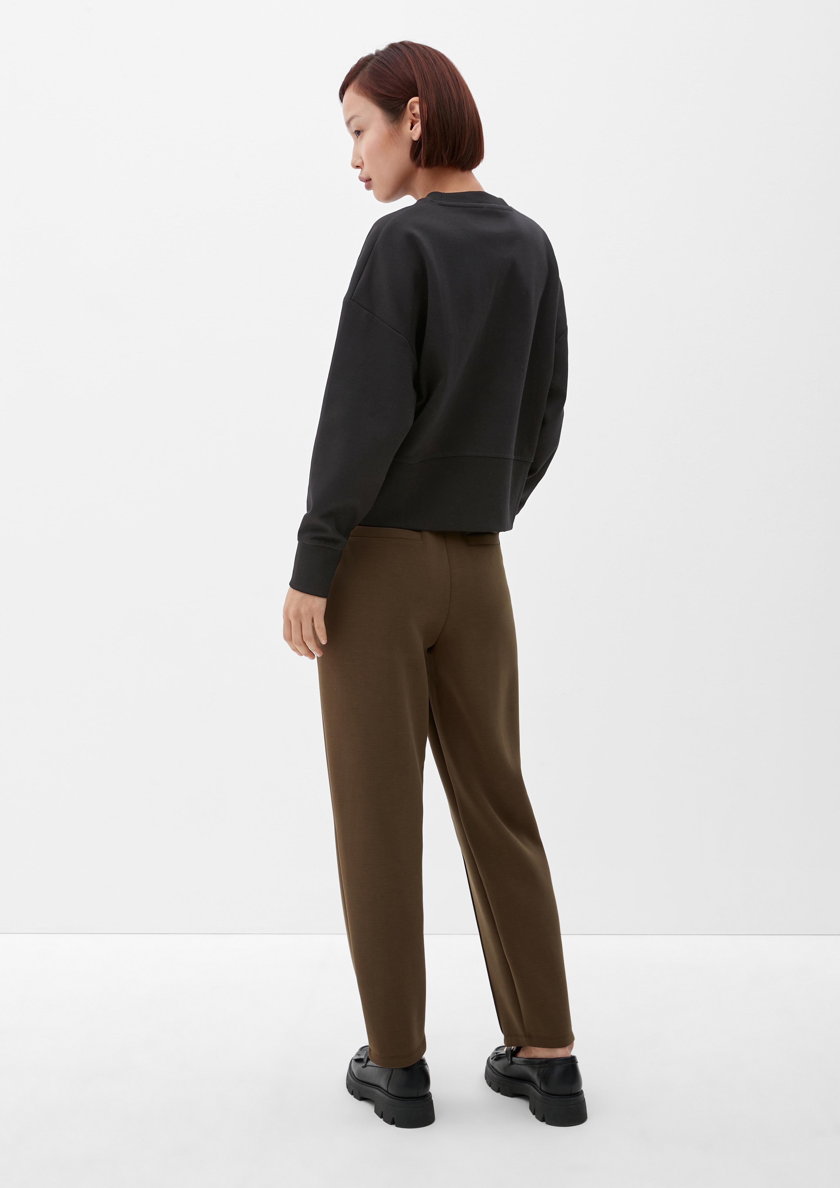 Sweatshirt mit Rippkragen  2121506-9999