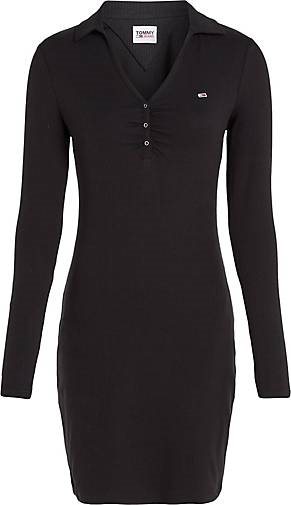 TOMMY-JEANS Damen Polokleid TJW LS POLO DRESS