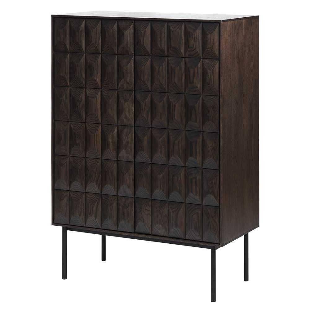 Pharao24 Barschrank Habiba aus Massivholz