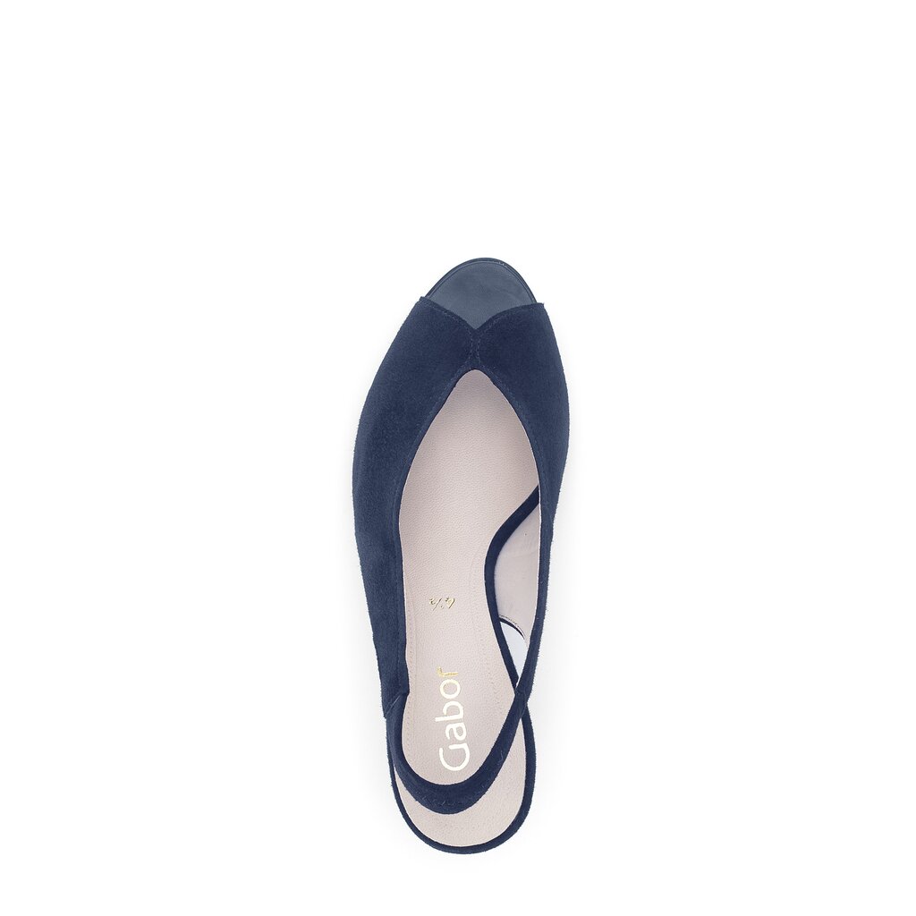 Gabor fashion Peeptoes blau