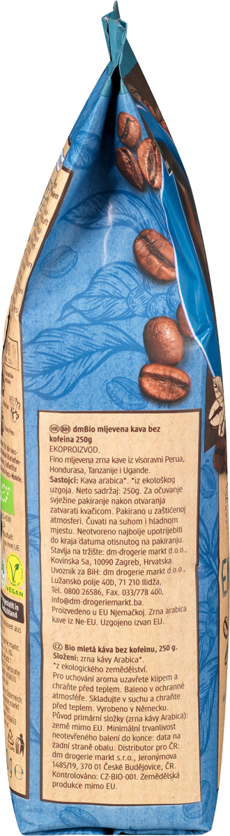 Kaffee entkoffeiniert gemahlen, 250 g