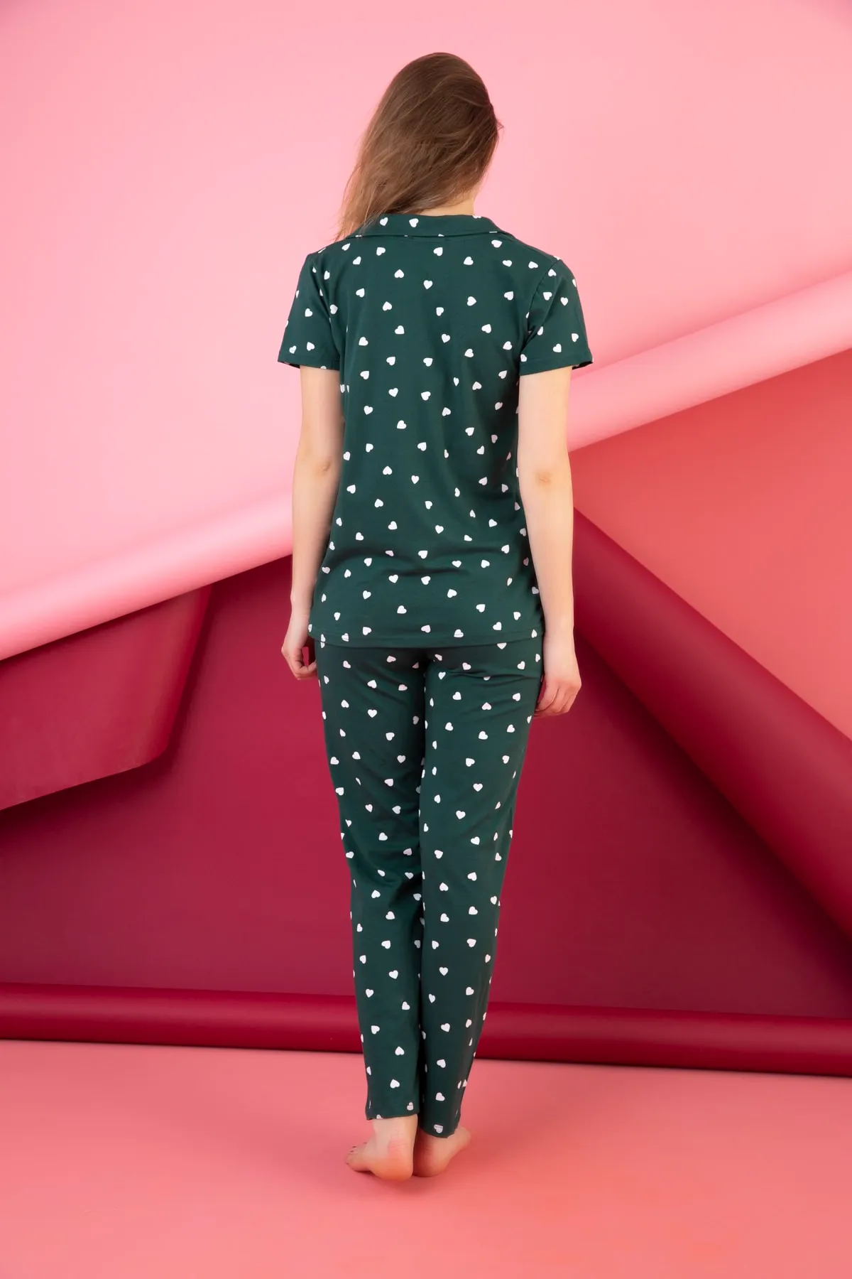 ELİTOL  Pyjama-Set mit Knöpfen