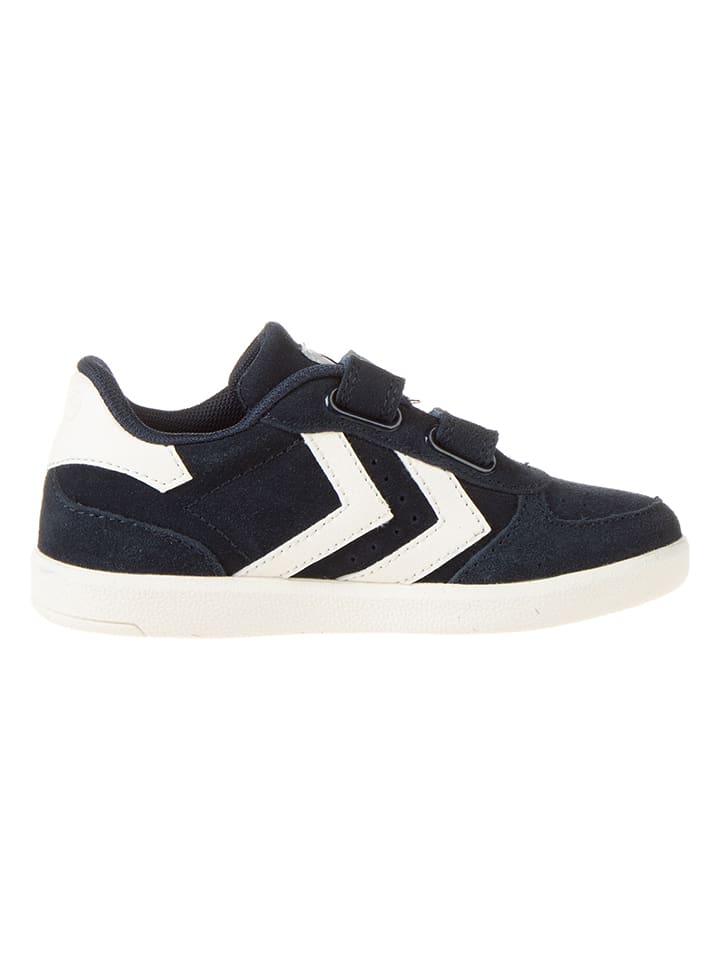 Hummel Leder-Sneakers in Dunkelblau günstig kaufen
