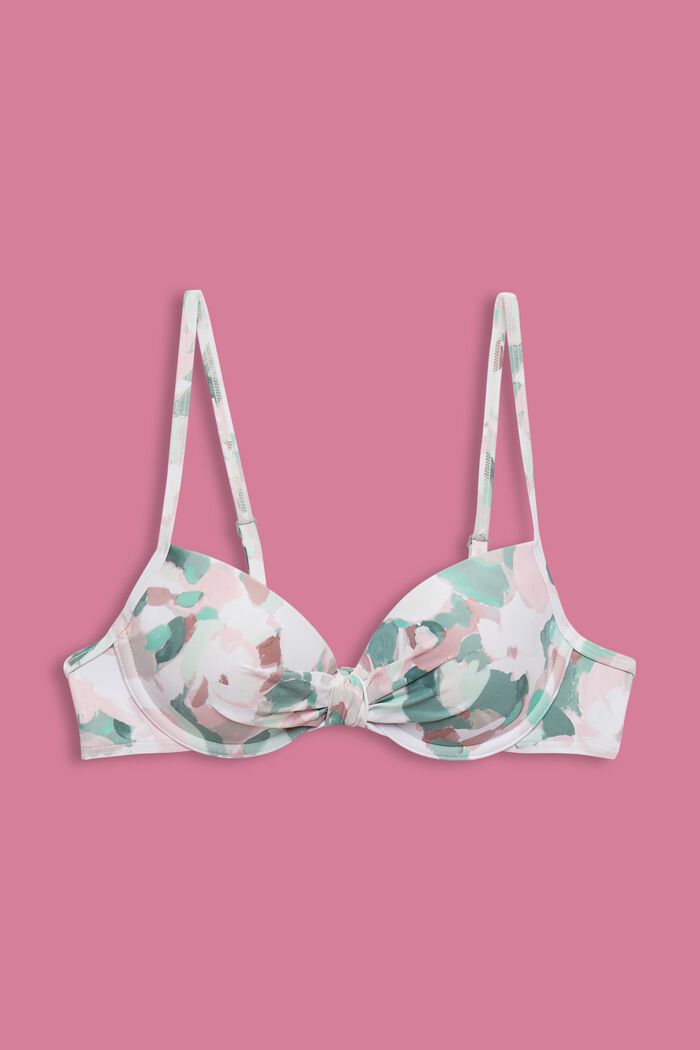 Recycelt: Wattiertes Bügel-Bikinitop