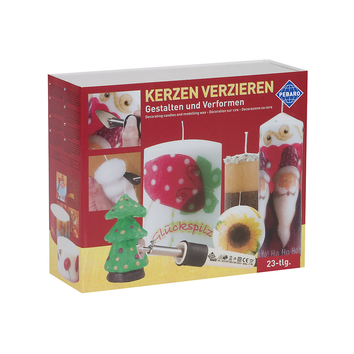 Bastelset zum Verzieren von Kerzen, 0277W