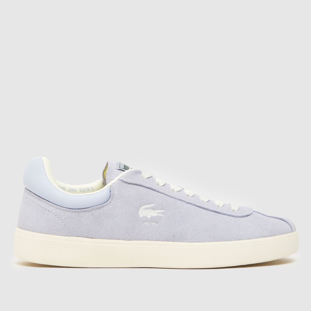 Lacoste – Baseshot-sneakers i vitt och blått