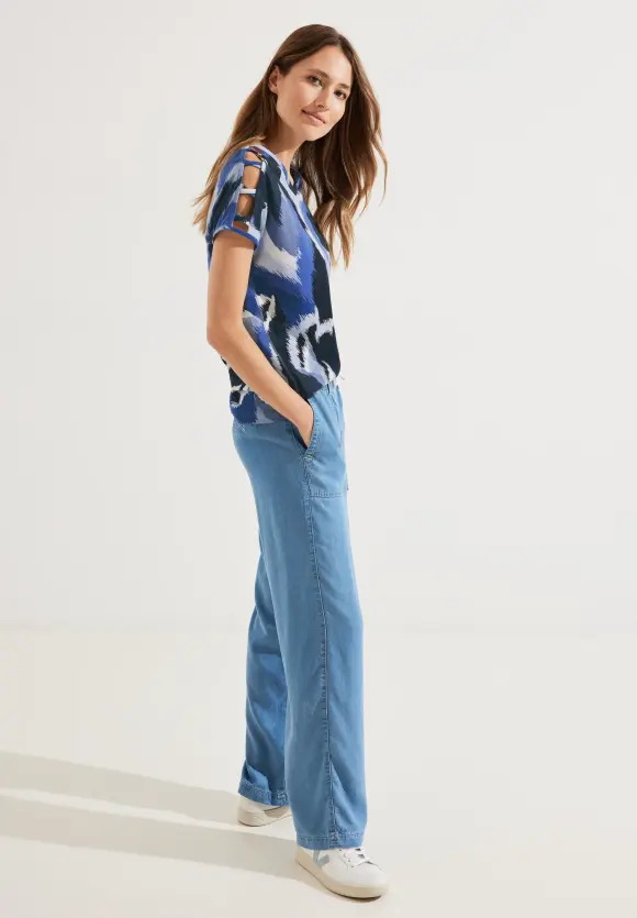 CECIL Shirt mit Schulterdetail