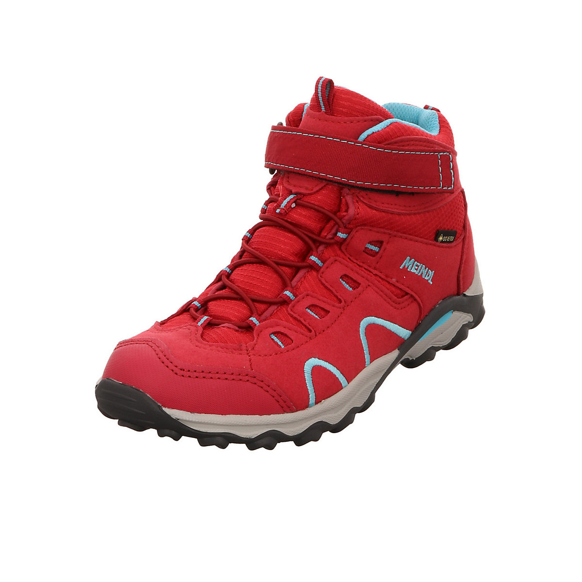 Jungen Schnürhalbschuhe Lucca Mid GTX Outdoorschuh Kinderschuhe Synthetikkombination uni Outdoorschuhe