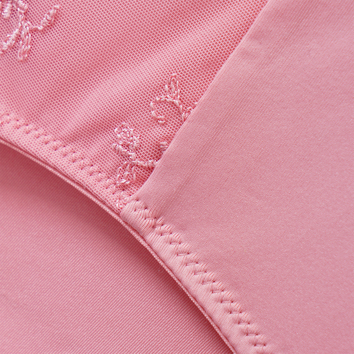 Damen Panty mit floraler Stickerei