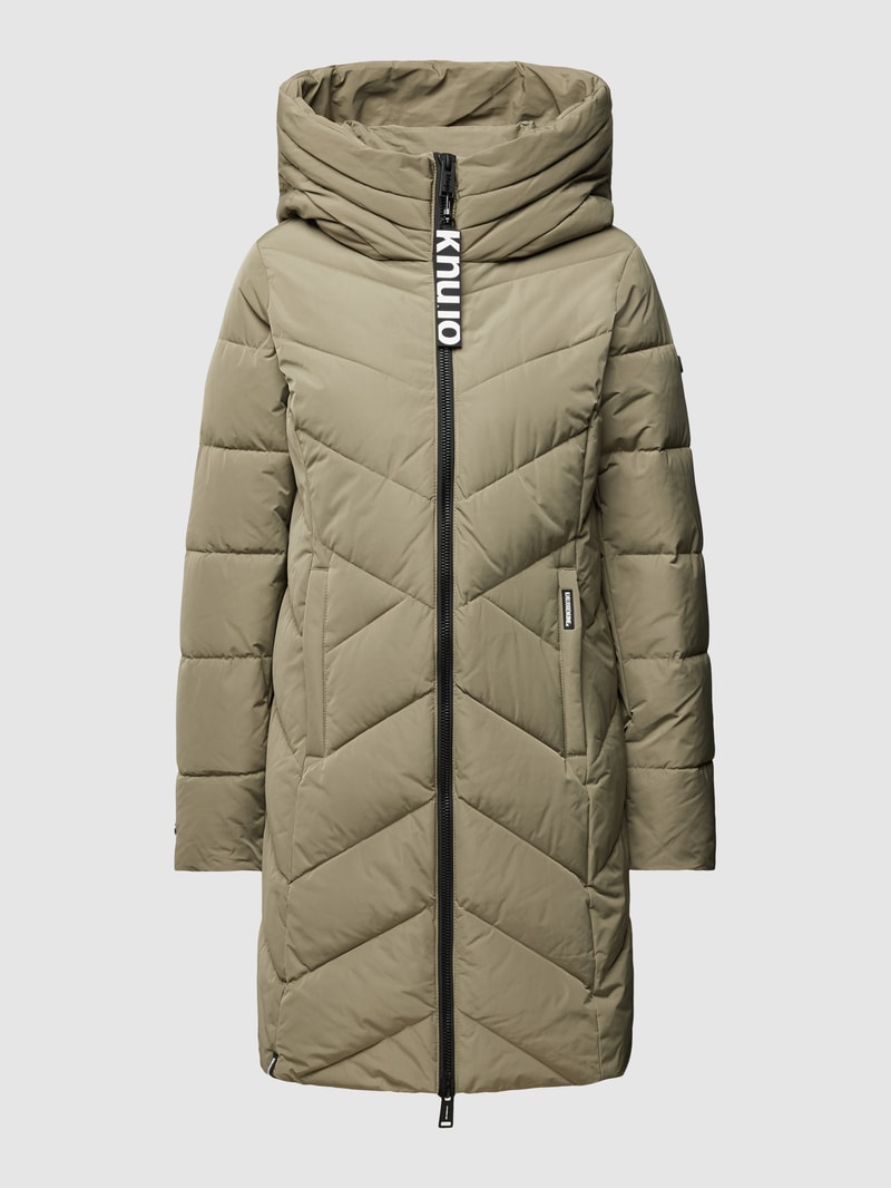 Steppjacke mit Kapuze Modell 'FORMIN' in lindgrün