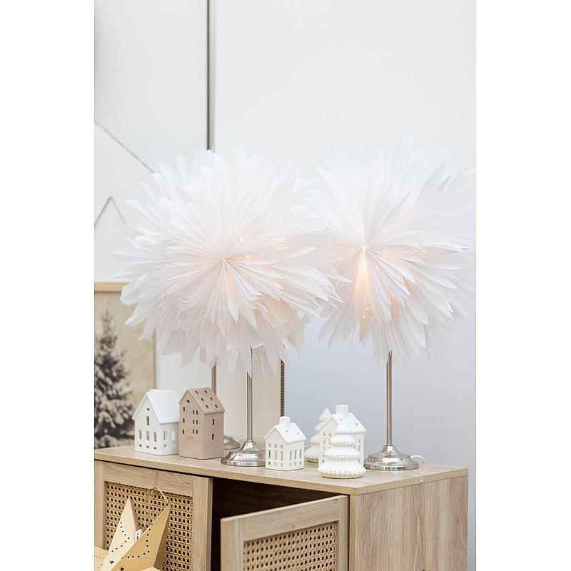 Home Julestjerne 70 cm snøfnugg på fot