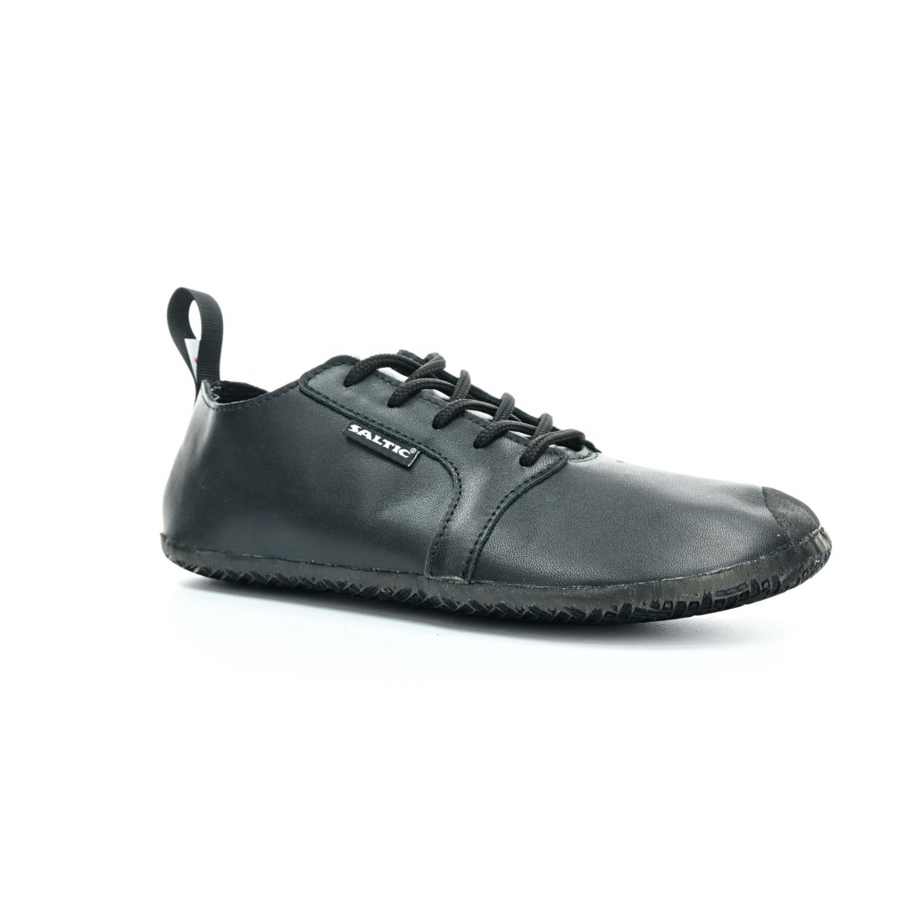 Saltic Fura Schwarz Nappa Barfußsneakers