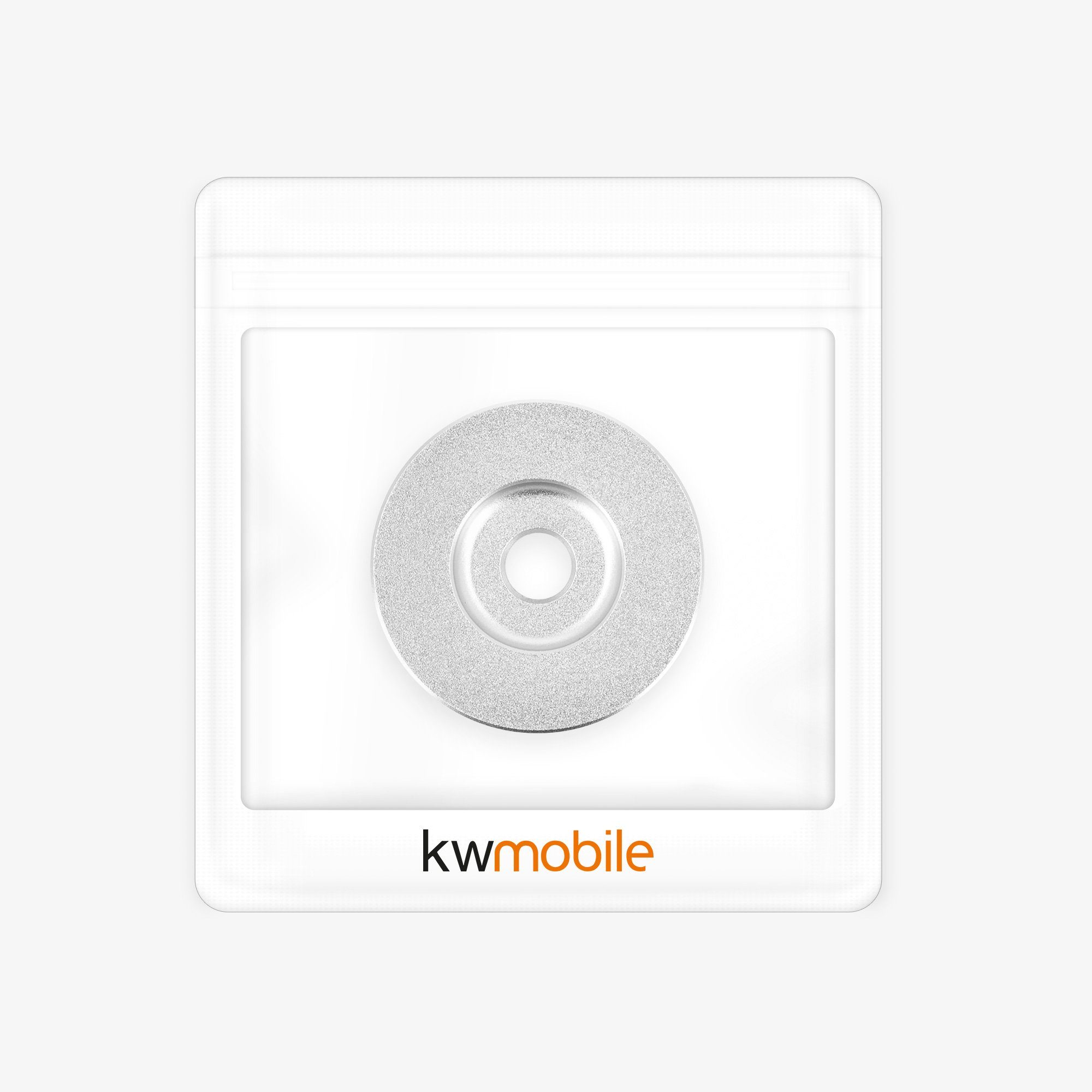 kwmobile Aluminium-Adapter für 7 Schallplatten mit großem Mittelloch