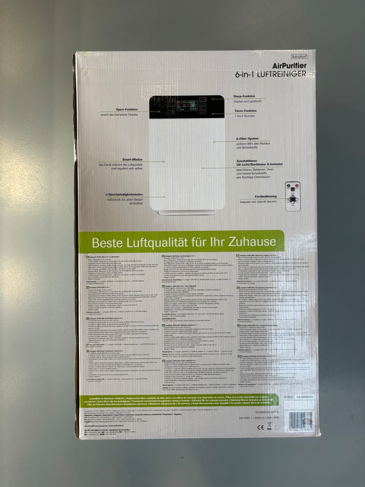 Livington Livington Luftreiniger AirPurifier in Weiß günstig kaufen onesize