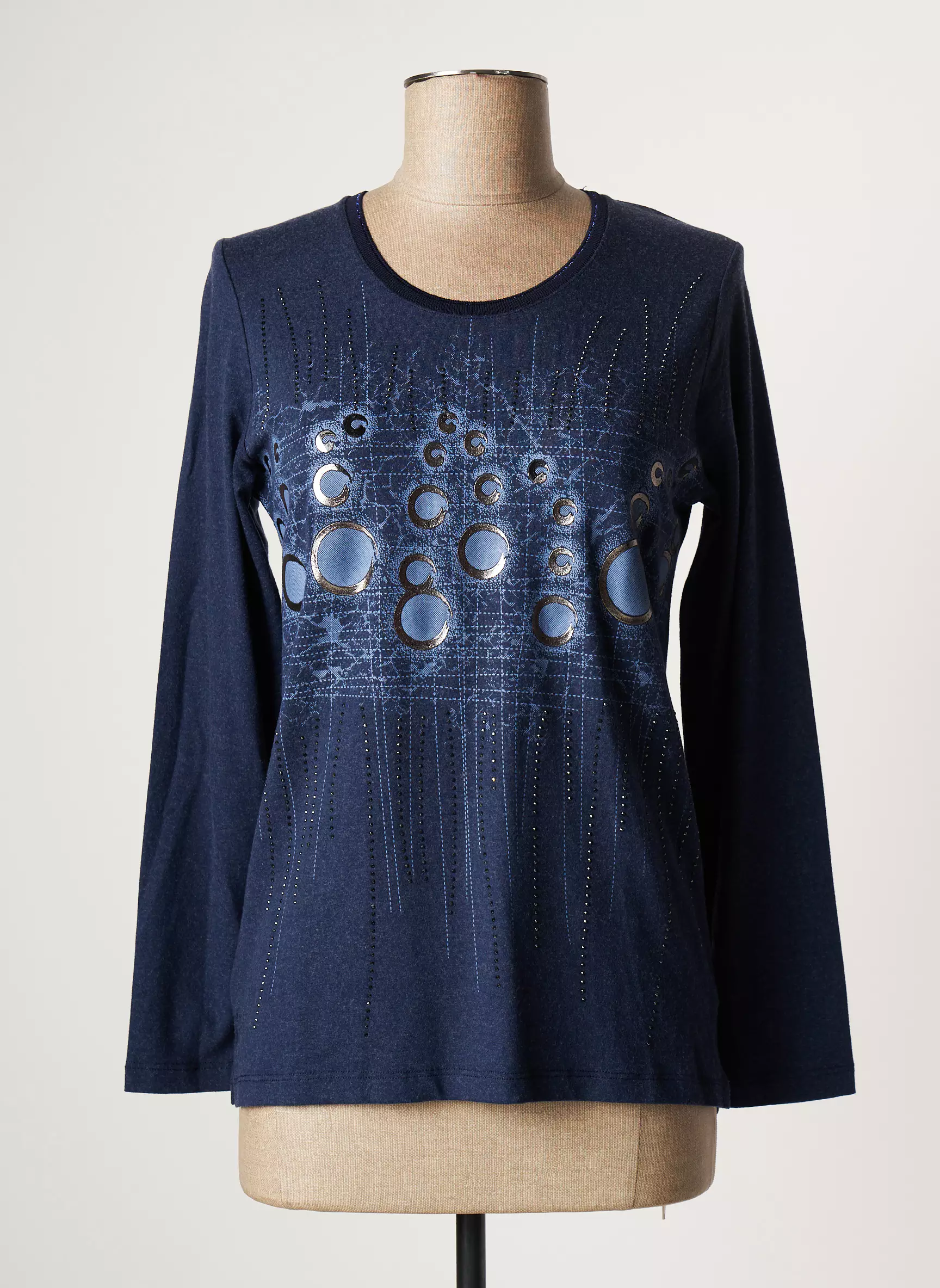 Griffon Tshirts Femme couleur bleu