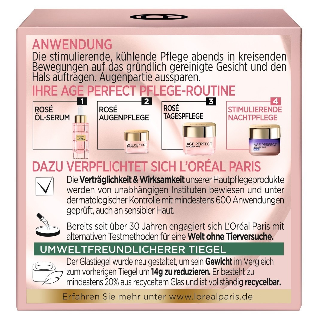 Golden Age Nachtcreme mit Pfingstrosen-Extrakt