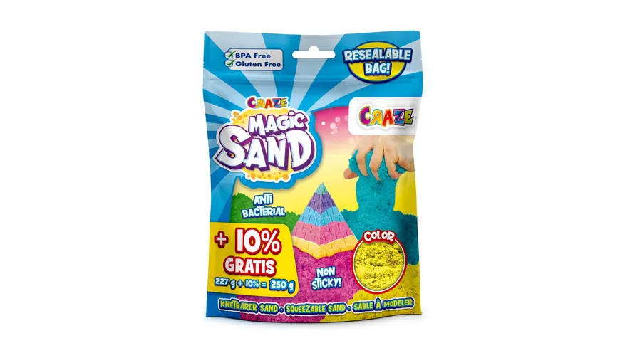 CRAZE - MAGIC SAND Starter Foilbag, 1 Stück, sortiert
