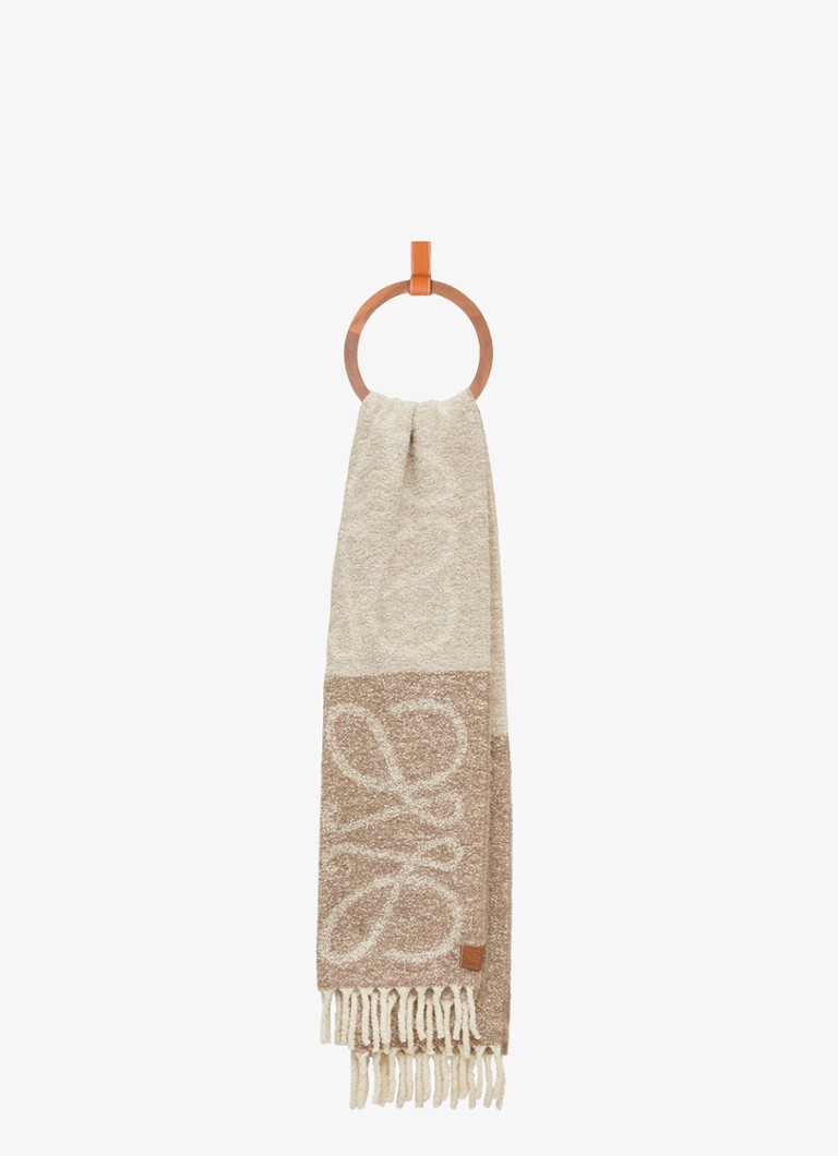 Eșarfă LOEWE Anagram din amestec de lână alpaca, 45 x 200 cm.
