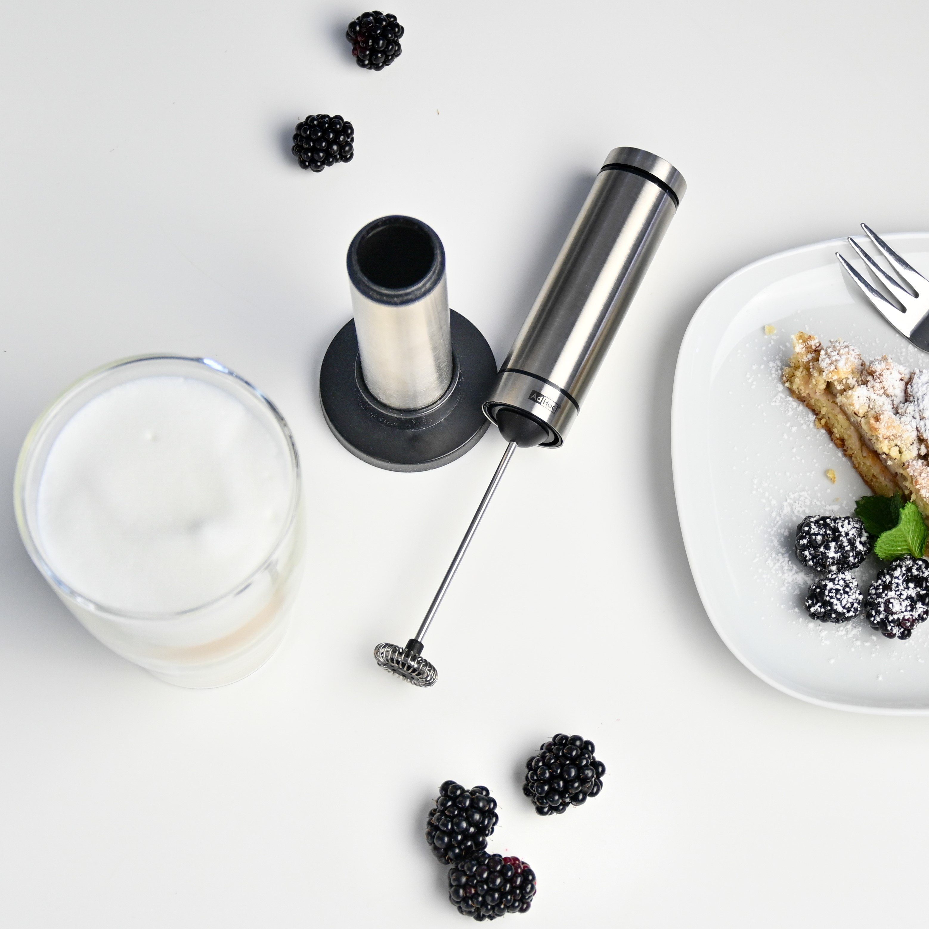 AdHoc Milchaufschäumer RAPIDO, für Milchschaum, Saucen, Cocktails