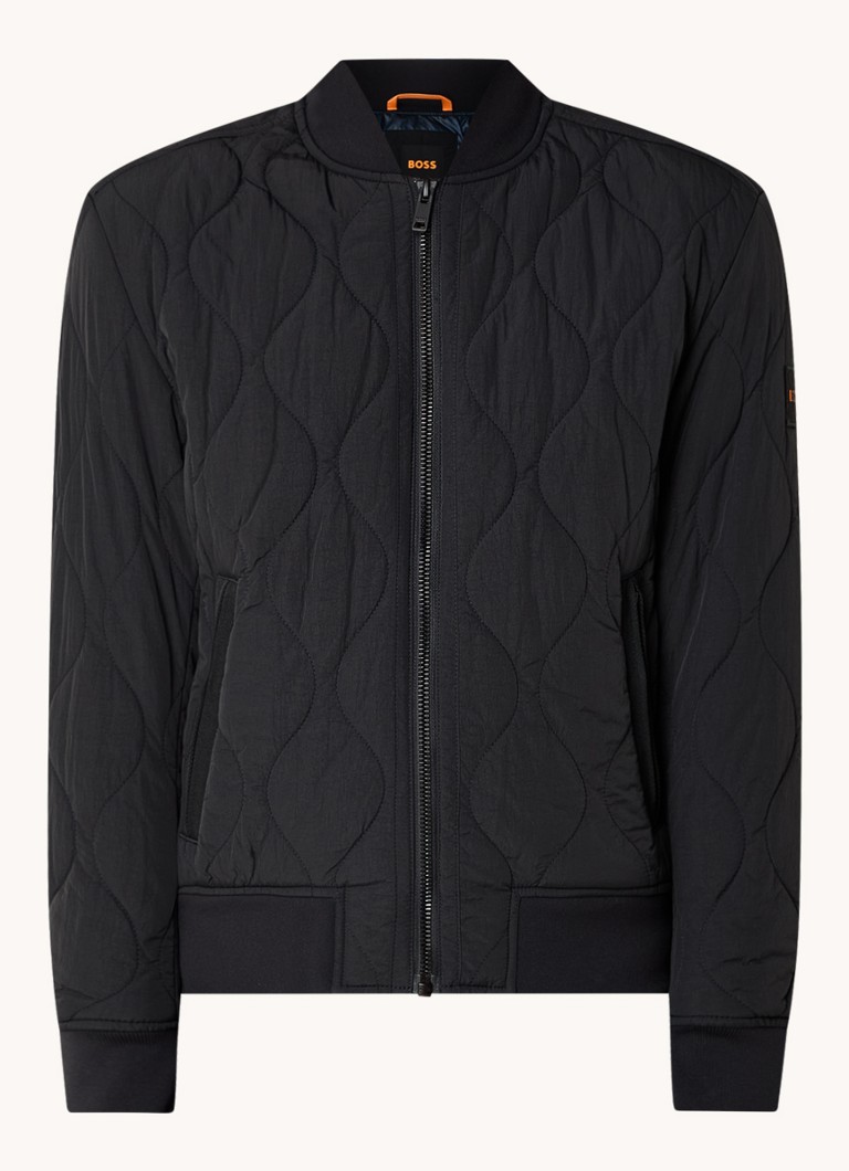 Giacca trapuntata HUGO BOSS Ostrong con logo