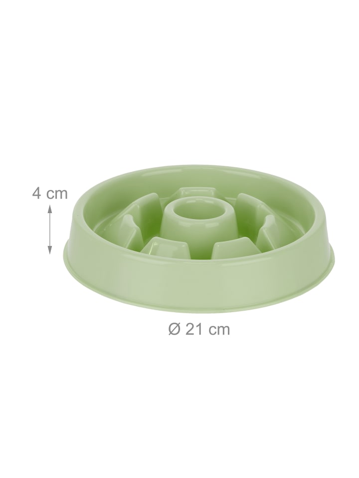 relaxdays Anti Schling Napf in Grün - 550 ml günstig kaufen onesize
